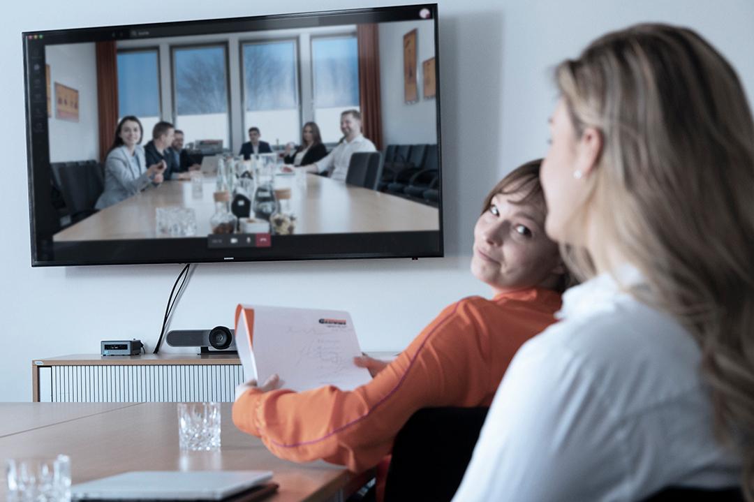 GREIWING Mitarbeiterinnen im Videocall