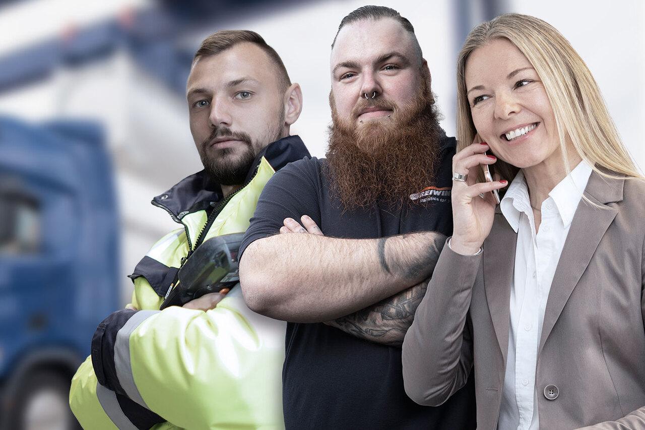 Drei Berufsgruppen von Greiwing.