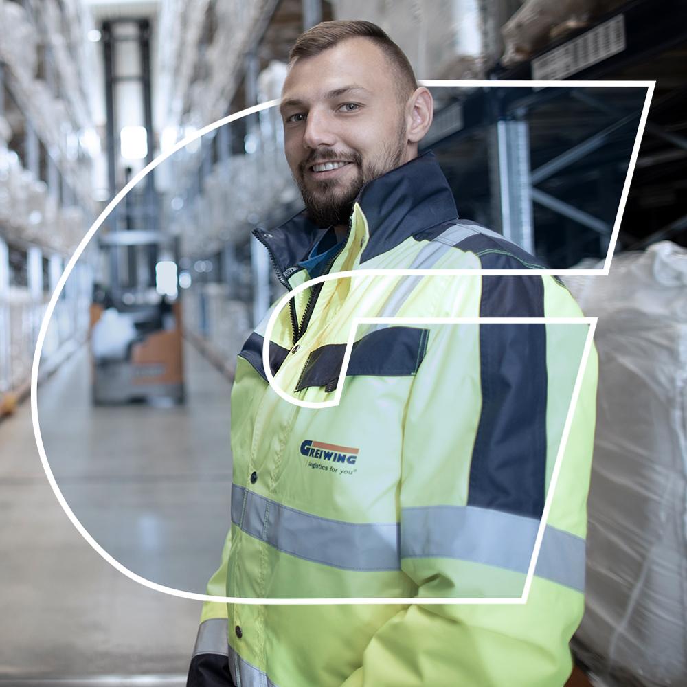 GREIWING Mitarbeiter im Lager
