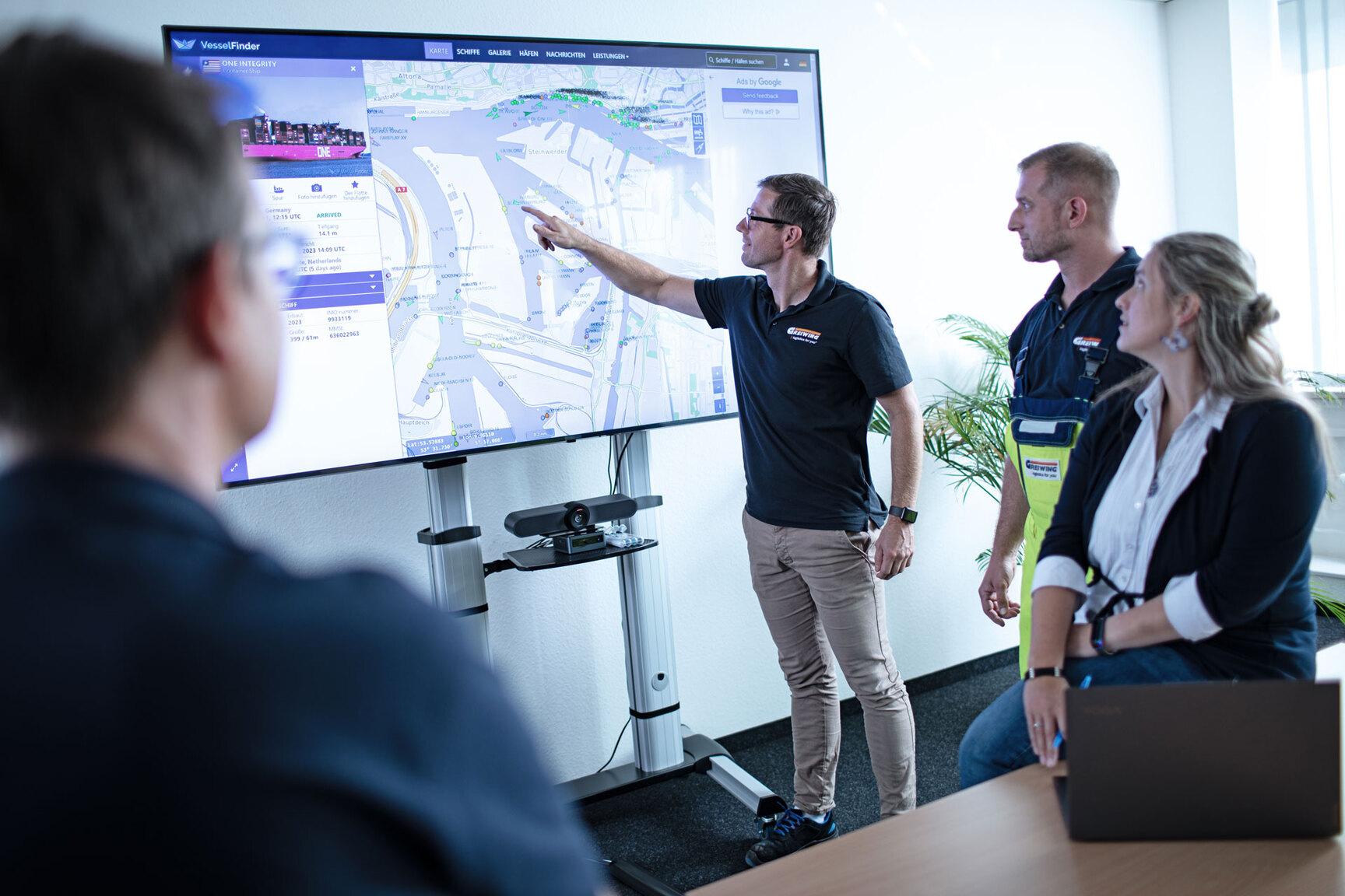 Planung des Importes und Exportes bei GREIWING in Hamburg