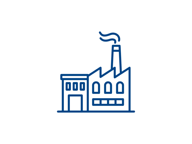 Lagerung f&uuml;r die Industrie.