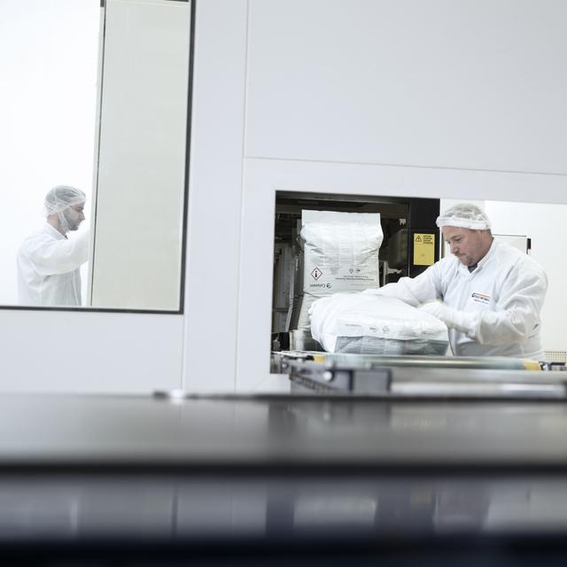 Industrielle Abfüllung von Lebensmittelrohstoffen