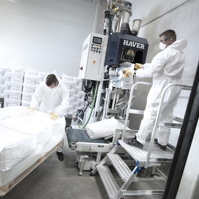 Industrielle Granulatabfüllung