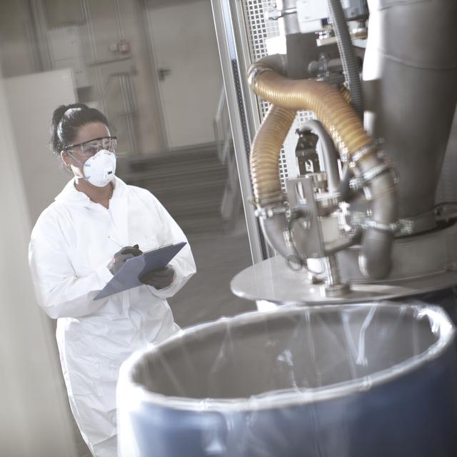 Industrielles Abfüllen von Rohwaren