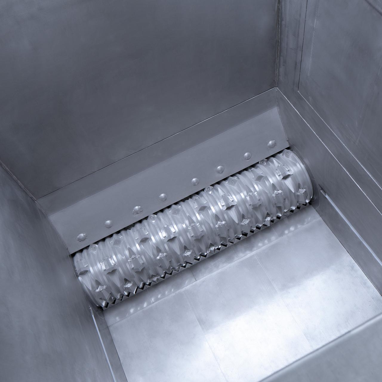 Industrielles Brechen und Zerkleinern von Granulat und Lebensmittelrohstoffen