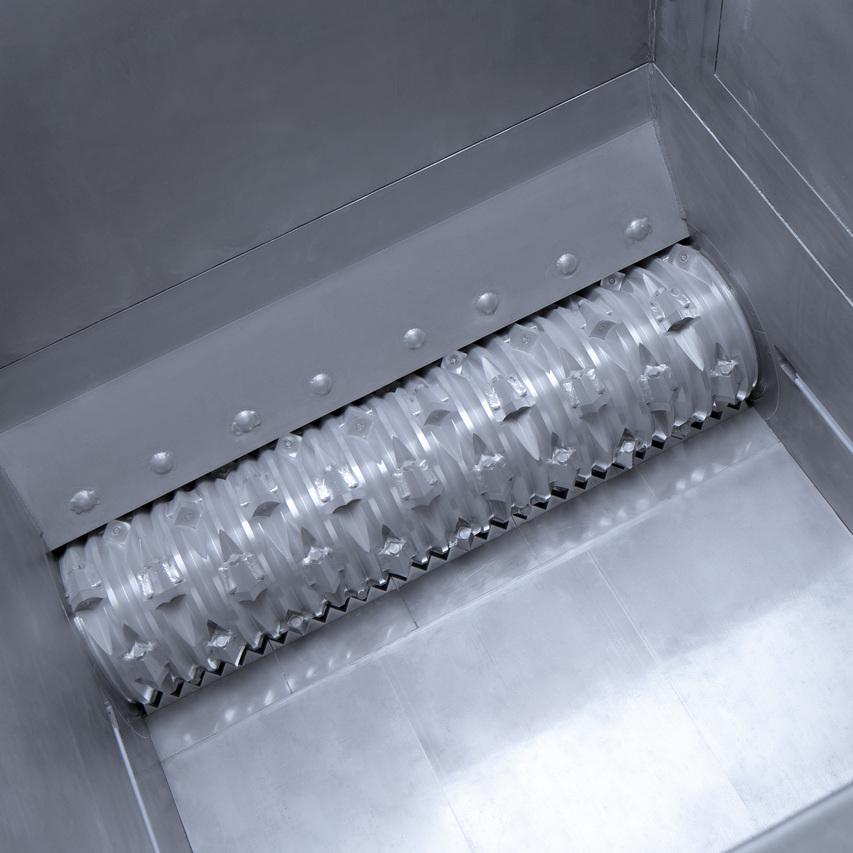 Industrielles Brechen und Zerkleinern von Granulat und Lebensmittelrohstoffen