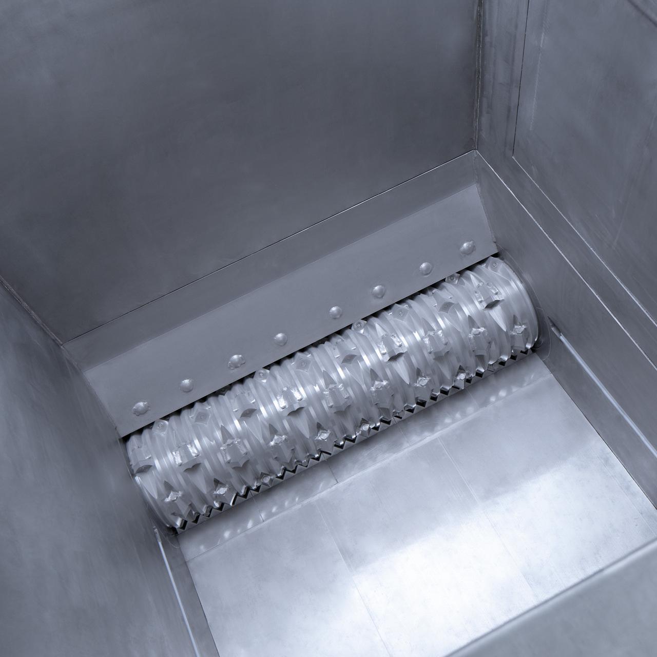 Industrielles Brechen und Zerkleinern von Granulat und Lebensmittelrohstoffen