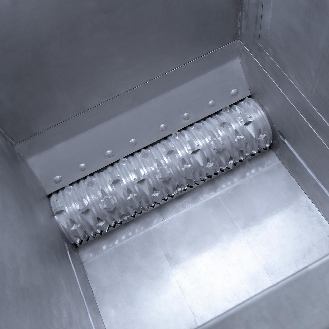 Industrielles Brechen und Zerkleinern von Granulat und Lebensmittelrohstoffen