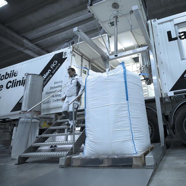 Mobile Granule Clinic © für mobile Kunststoff-Sortierung